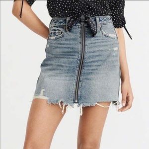 abercrombie denim skirt